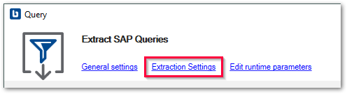 Extraction-Settings