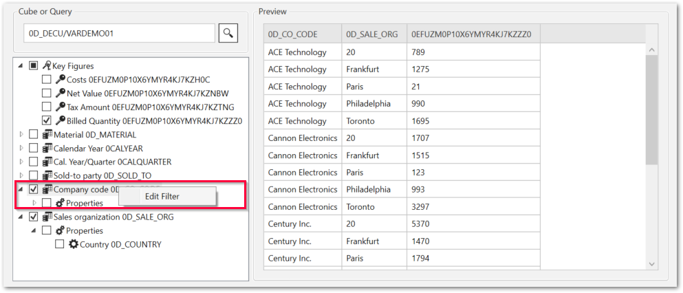 Query Filter