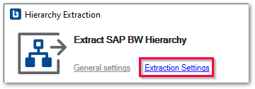 Extraction-Settings