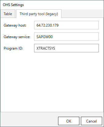 Extraction-Settings