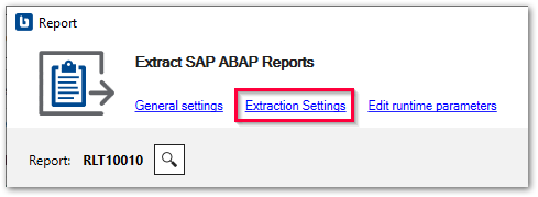 Extraction-Settings