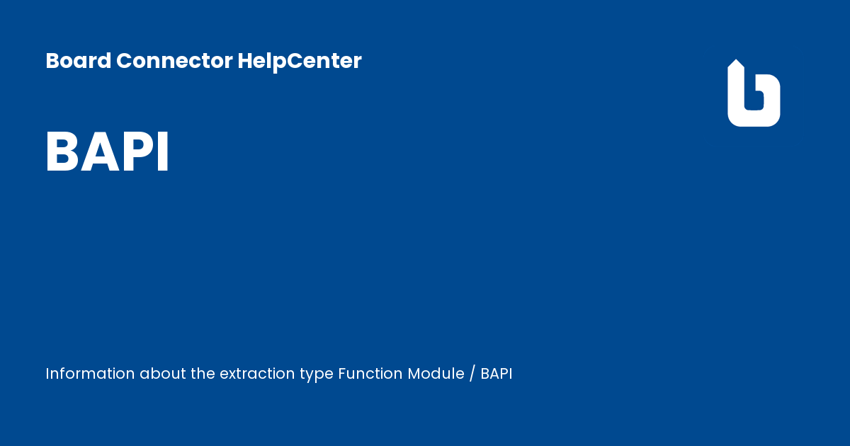 BAPI - Board Connector HelpCenter