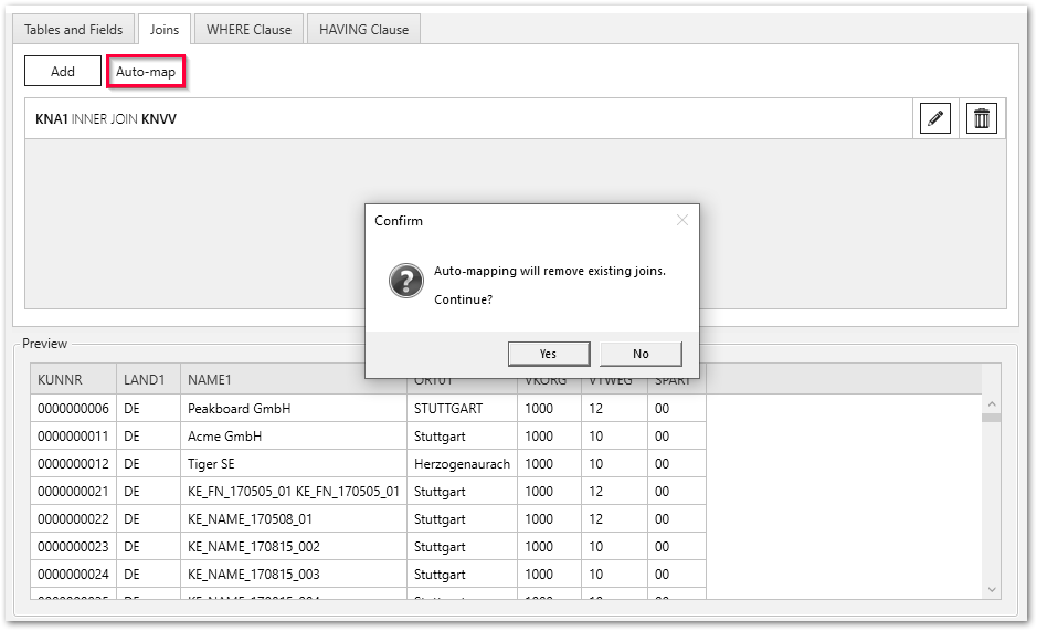 Table-Join-Automapping