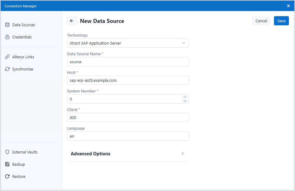 Data-Connection-Manager