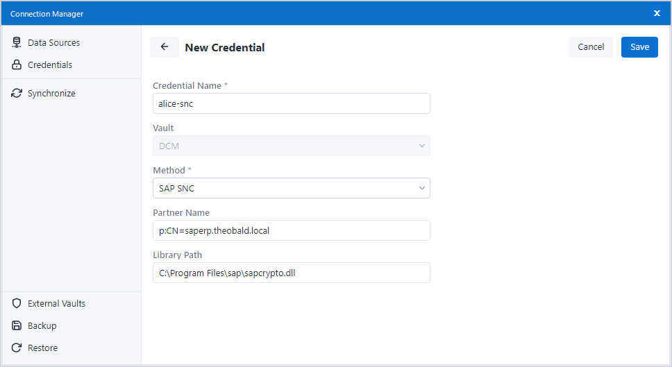 SNC-Credential