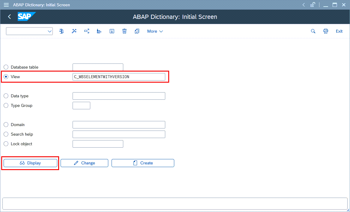 lookup-cds-view-name
