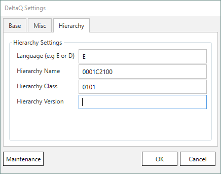 Extraction-Settings