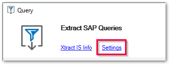 Extraction-Settings