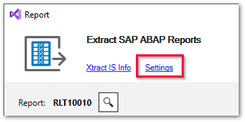 Extraction-Settings