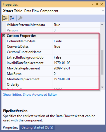 table-properties