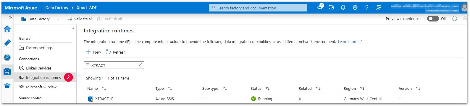 Data factory example