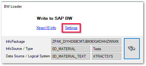 Extraction-Settings