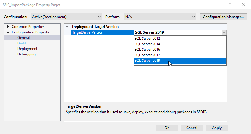 VS-Deployment-Target