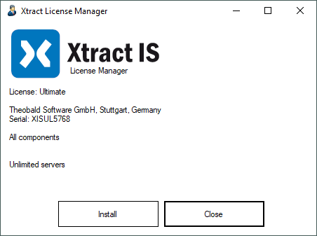 XIS_License_Manager