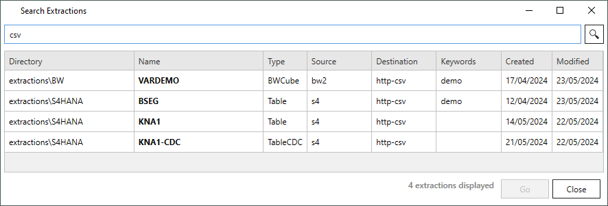 search-extractions