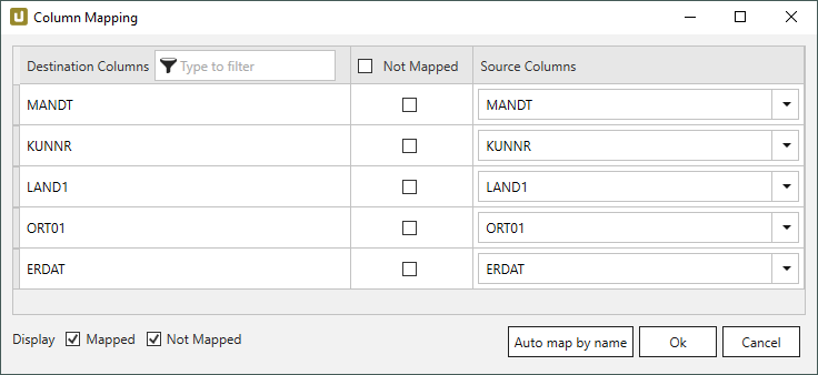 Column-Mapping