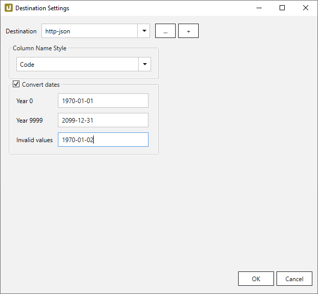 Destination-settings