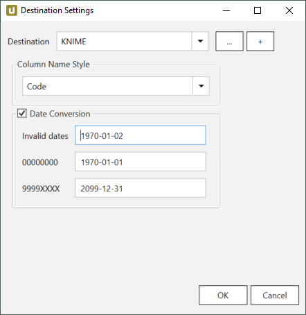 Destination-settings