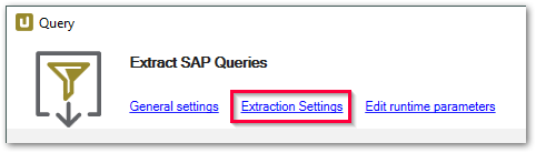 Extraction-Settings