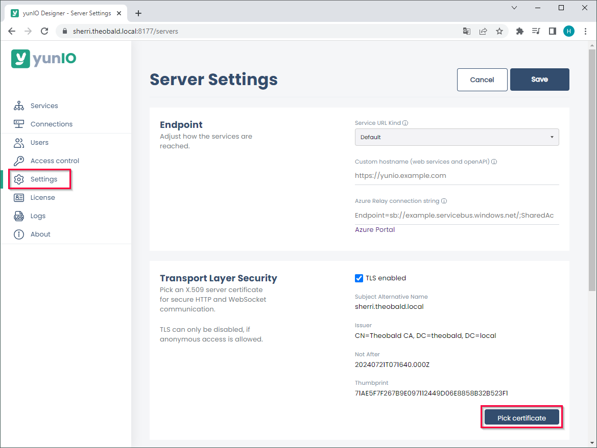 import-certificate
