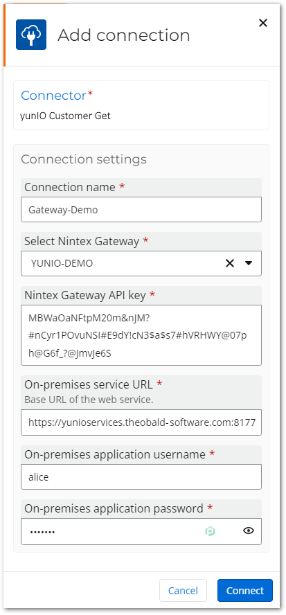 nintex-connection-settings