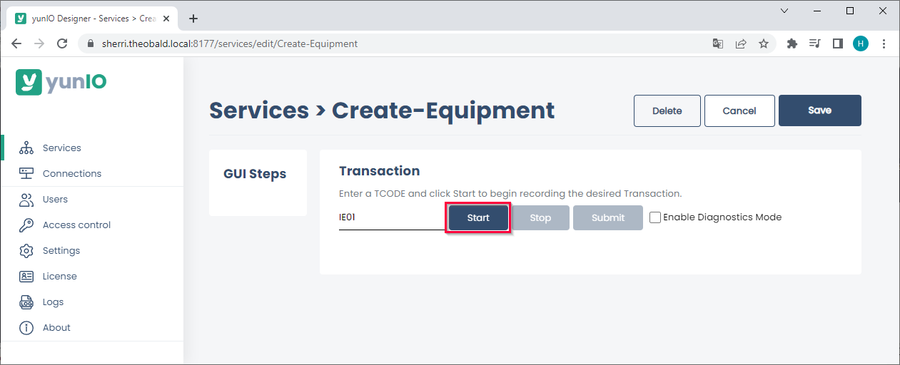 yunio-Transaction