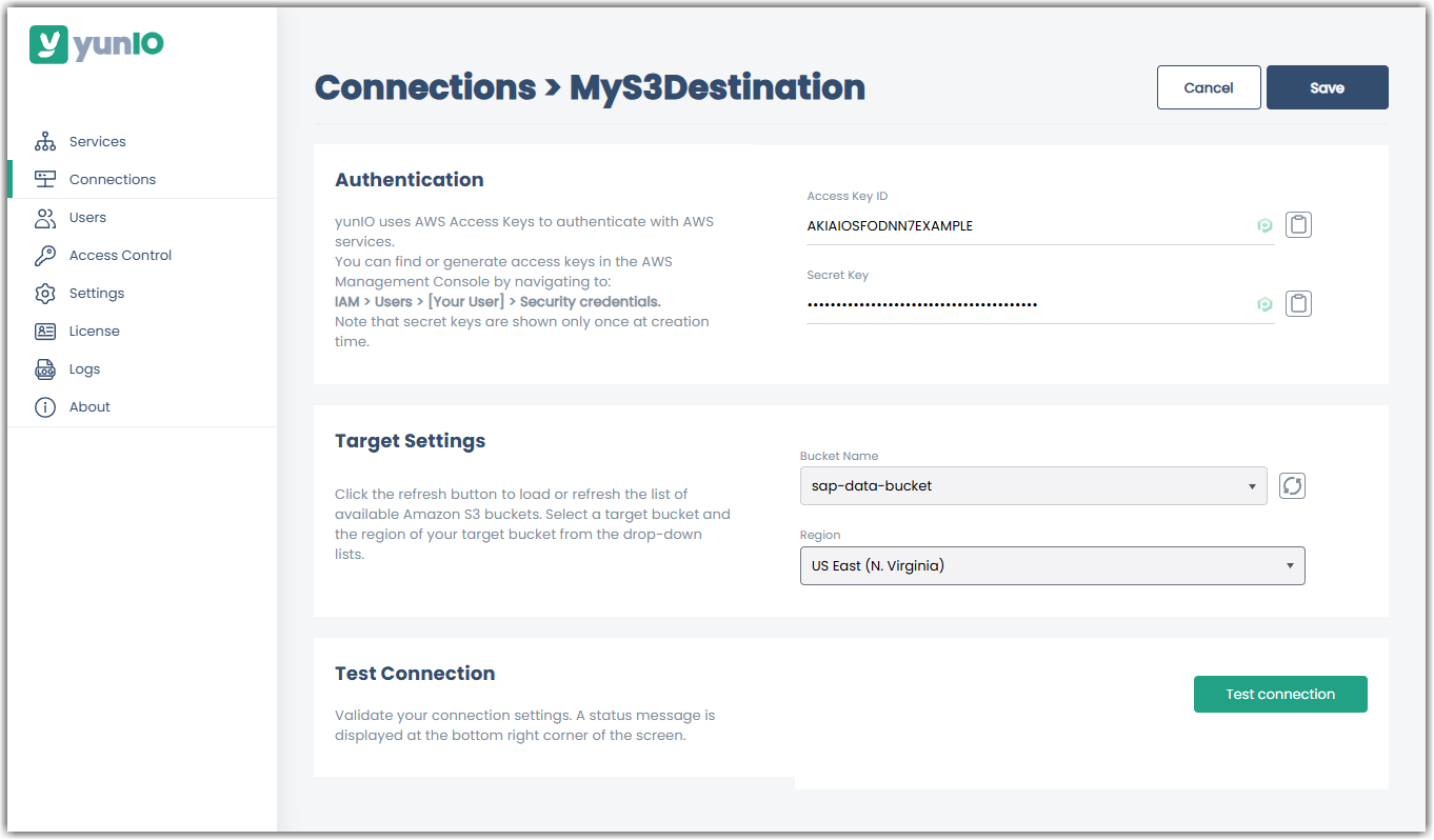 yunIO-Create-Connection