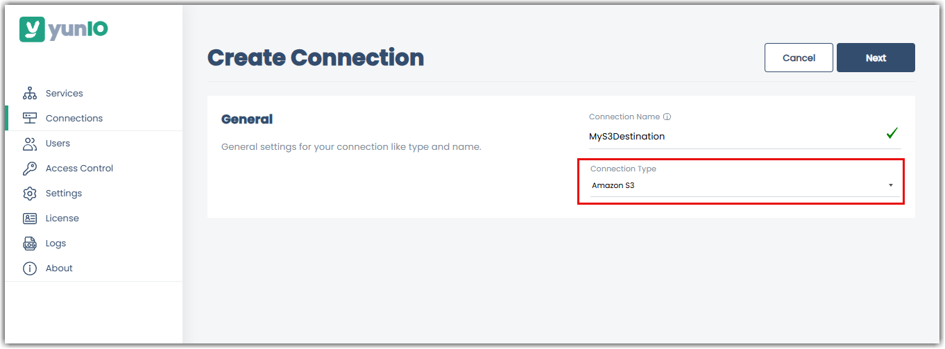 yunIO-Create-Connection