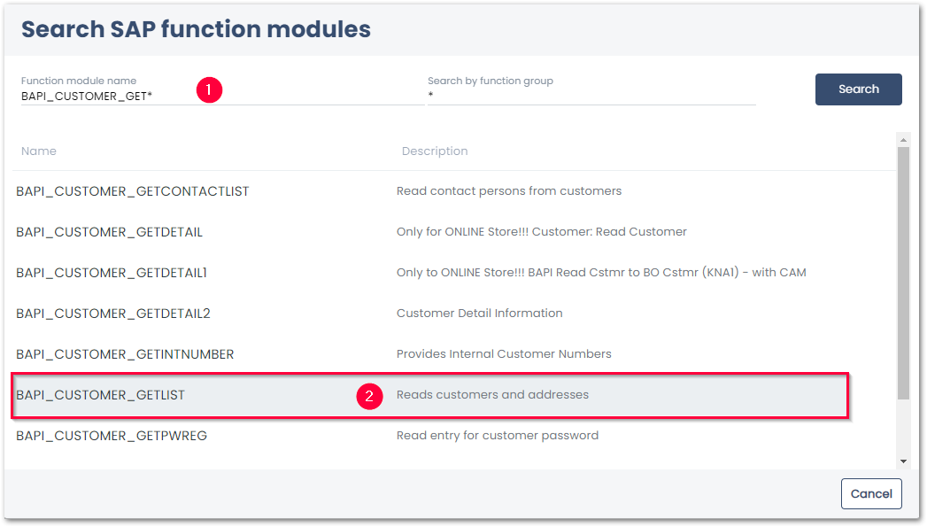 Look-Up-Function-Module