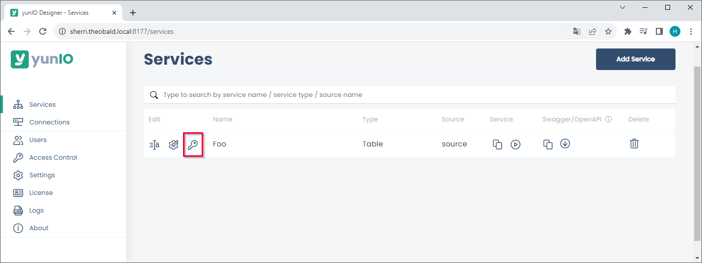 service-access-control