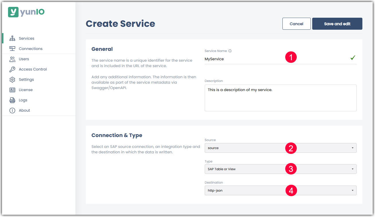 yunIO-create-services
