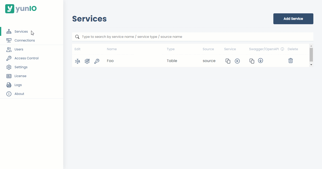 yunIO-sample-service